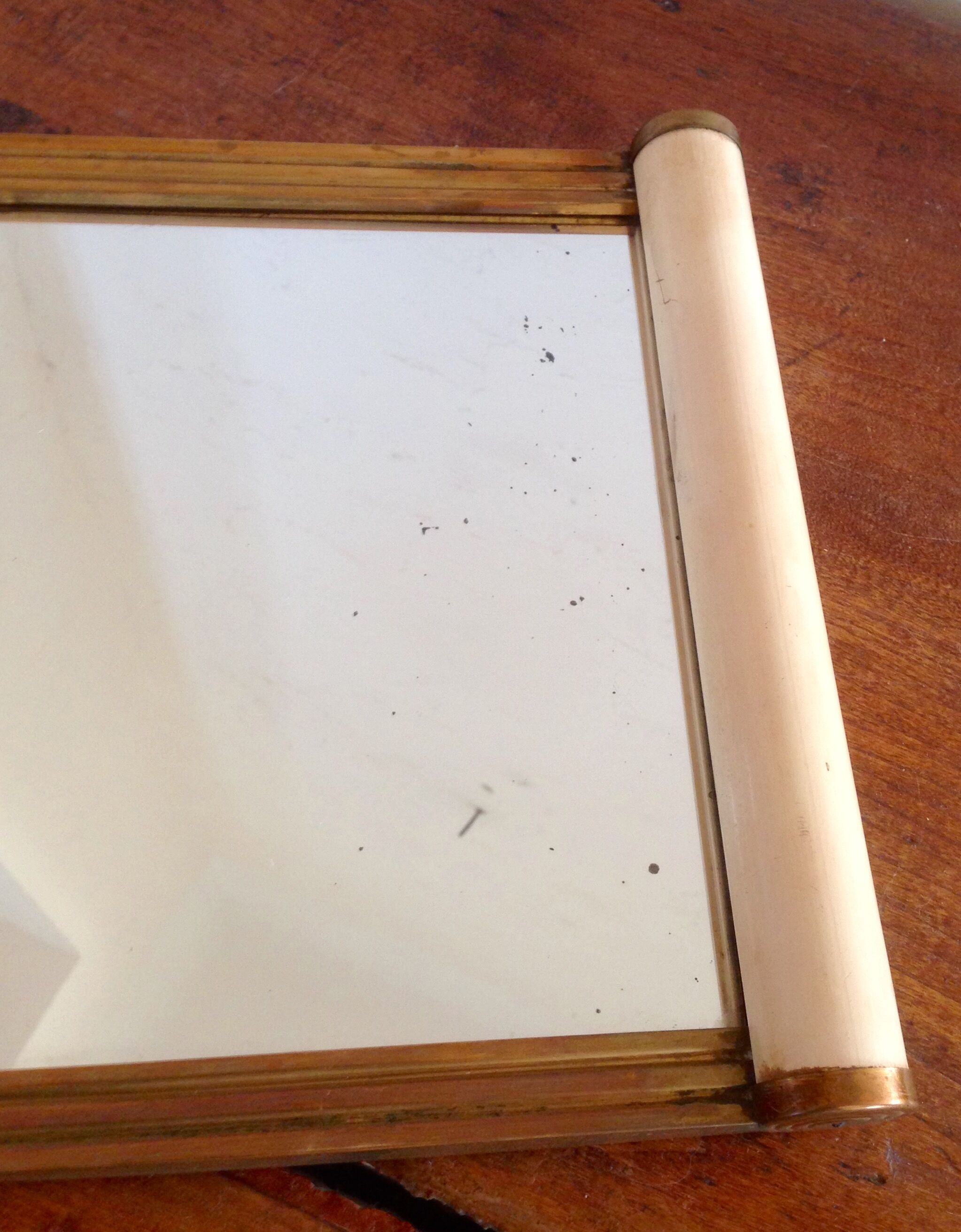 Plateau miroir à rouleaux 1930