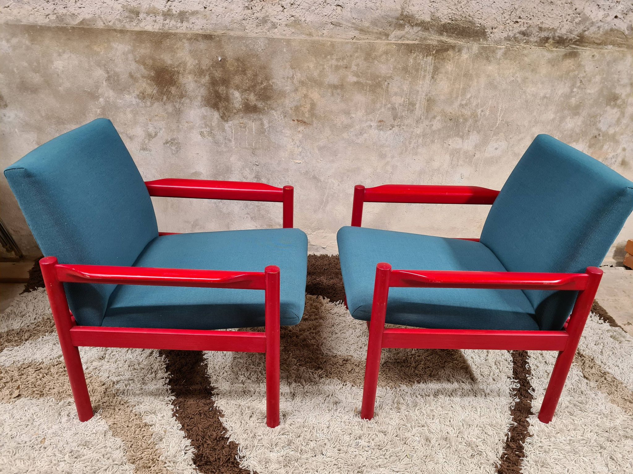 Pair of armchairs year 1960 vintage