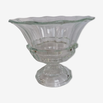 Coupe sur pied en verre 22cm haut