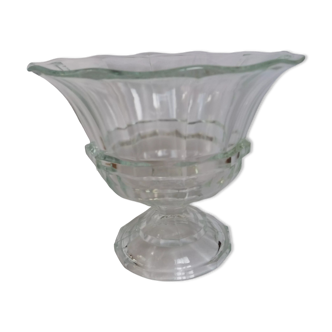 Coupe sur pied en verre 22cm haut