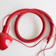 Red snake lamp