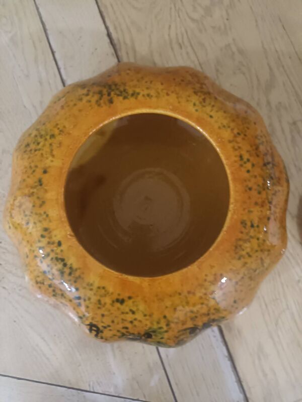 Grande Soupière Citrouille en Céramique – Gérard CROCIANI (Vallauris)