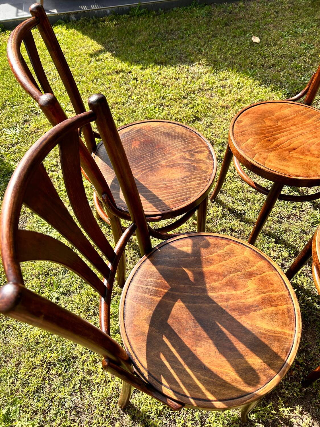 4 bistro chairs 1950