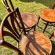 4 bistro chairs 1950