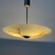 Art Deco ceiling light in green glass, 1940s, Germany