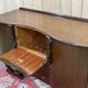 English art deco oak bar