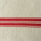 Set of six old tea towels