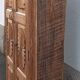 Old built-in wooden wardrobe