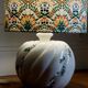 Hand-painted ceramic lamp & handmade shade by Rifle Paper Co.
