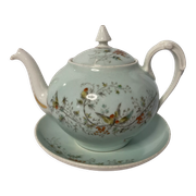 2208380 Small teapot Chinese porcelain and its cut early twentieth century