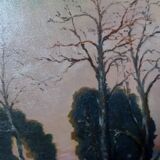 Lac de Vassivière au soleil sunset by Henri COULON (1855-1936) School of CROZANT