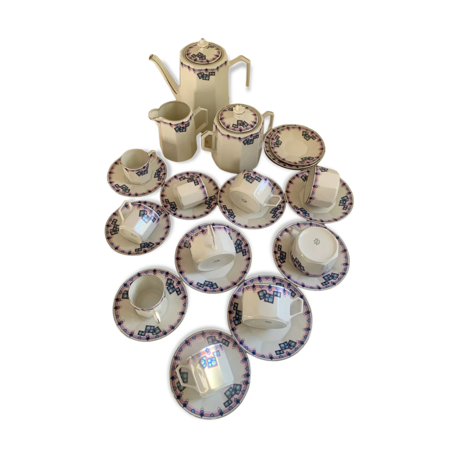 Art Deco coffee and tea service in Limoges