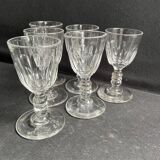 6 Baccarat Clermont liqueur glasses