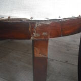 2 Trimmed armchairs