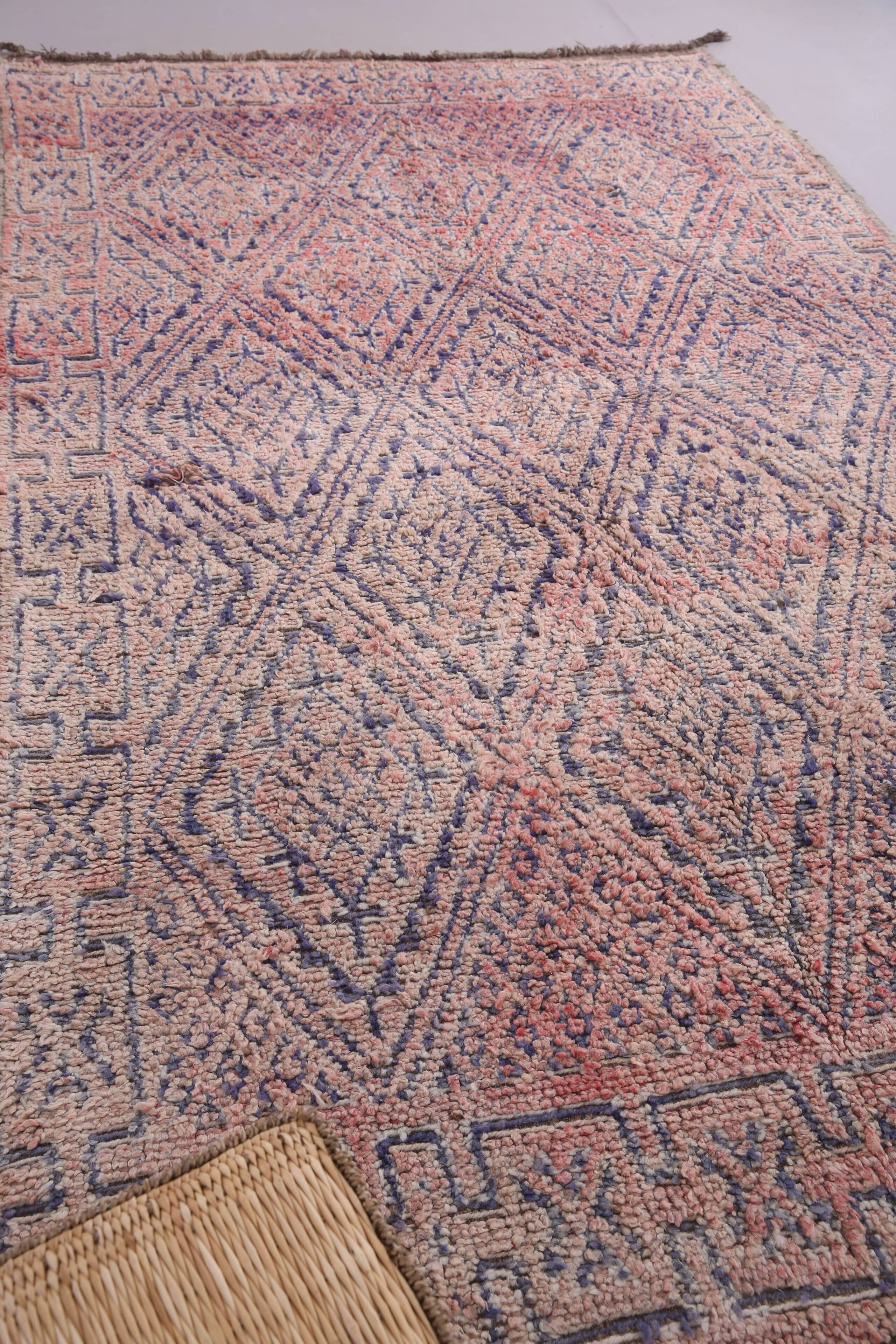 Vintage Moroccan Rug 5.8 x 11.2 ft - Moroccan rug - Berber rug handmade