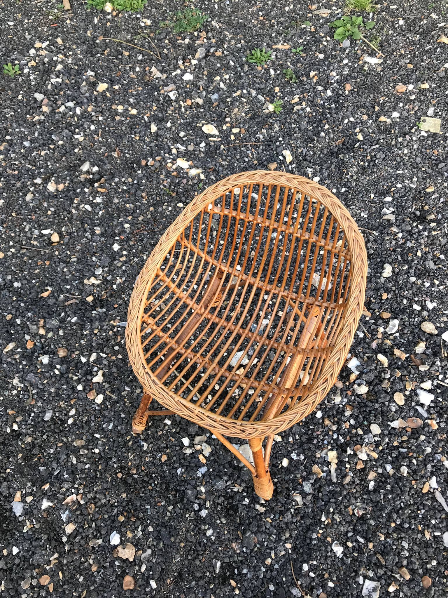 Children's rattan chair