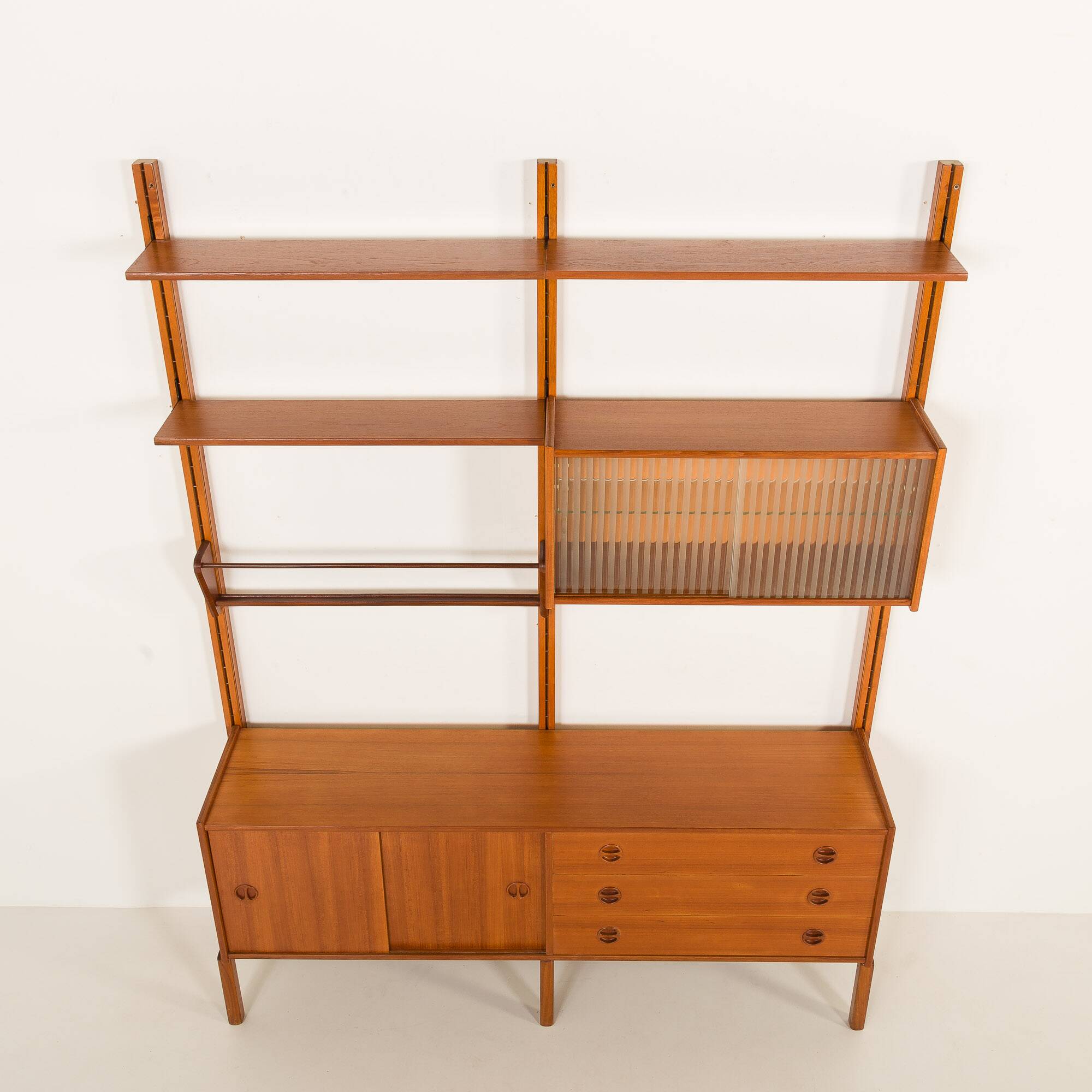 Scandinavian free standing wall unit by Sven Andersen, Norway, 1960s