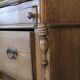 Writing desk in solid pine