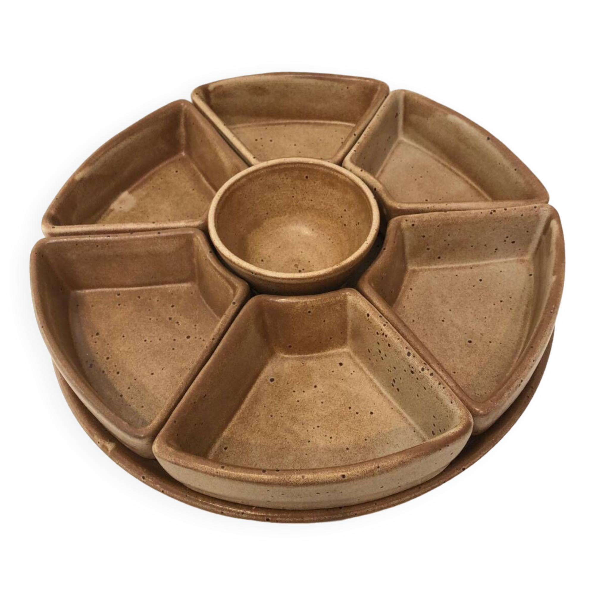 Stoneware aperitif service, 1970