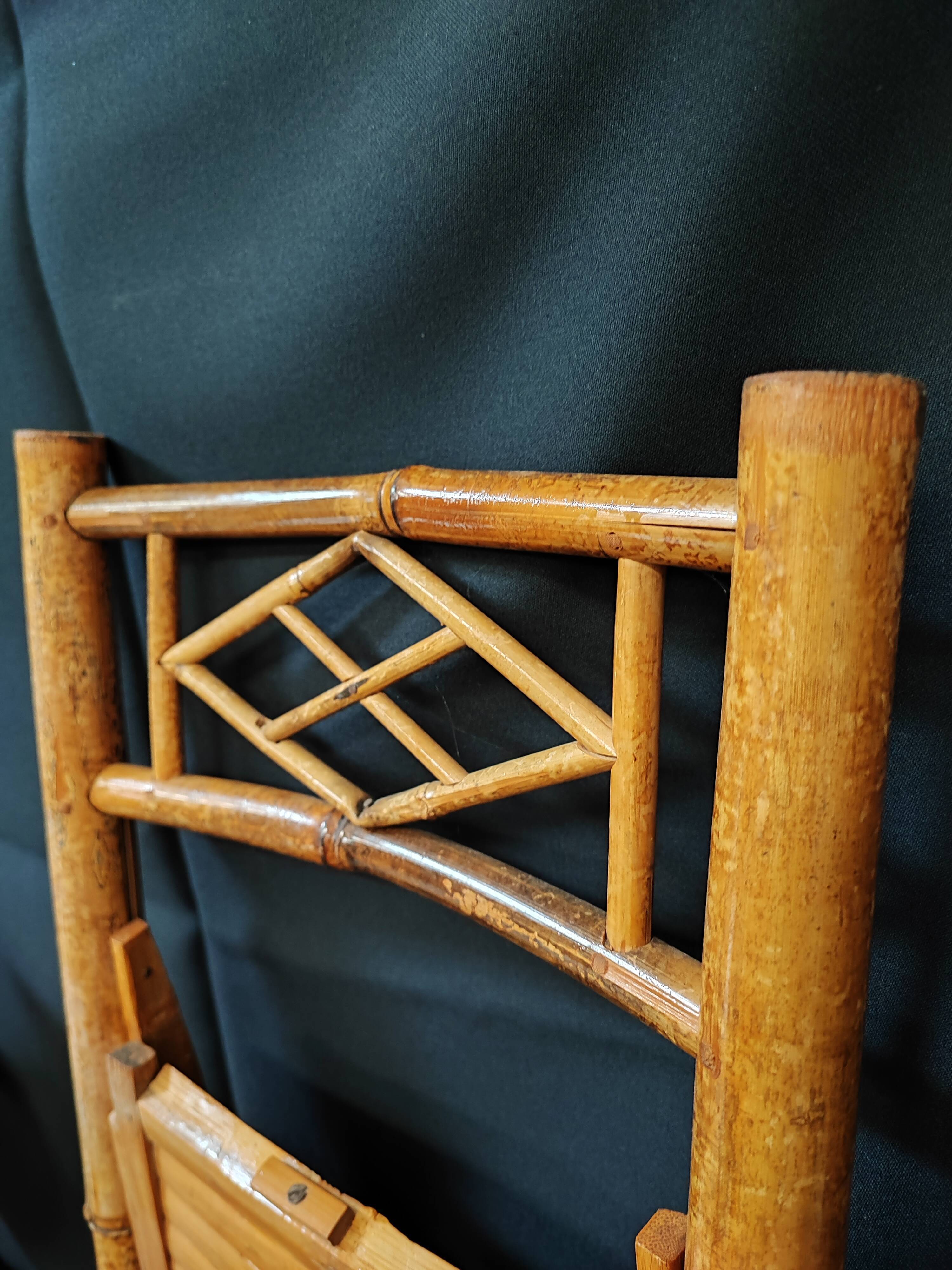 Folding bamboo chair for children