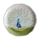 Decorative Majolic Plate HB Choisy the King Peacock Decoration