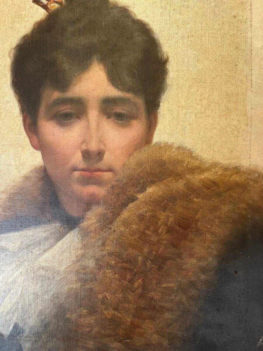 Portrait d'une femme française du XIXe siècle