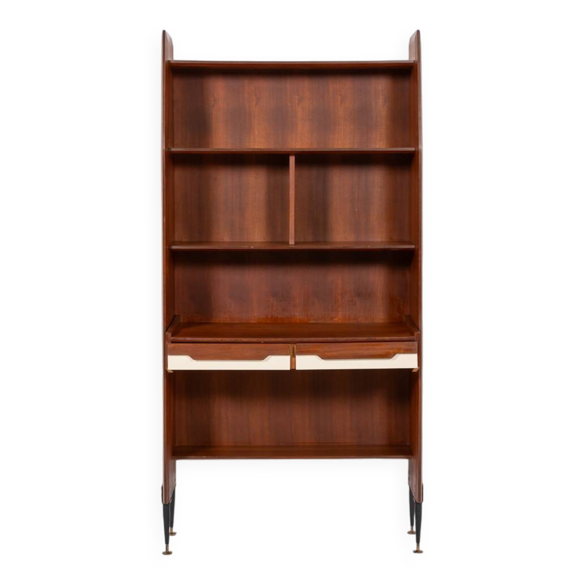 Bibliothèque-bureau italien du milieu du siècle