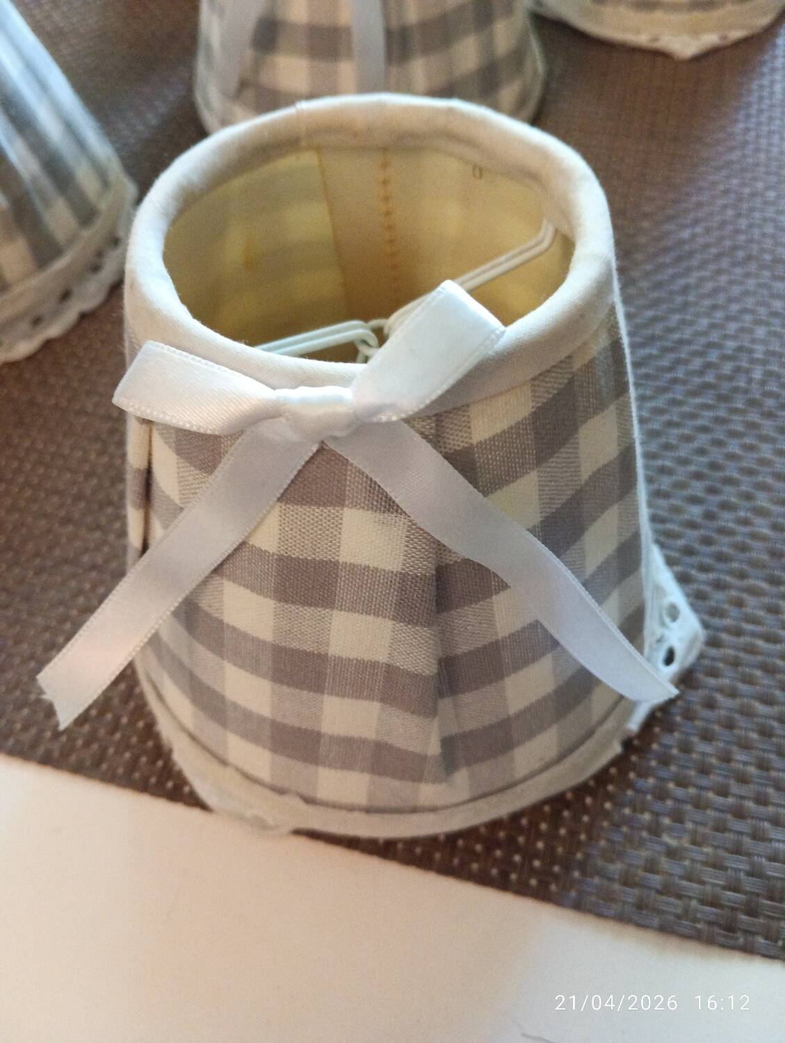 Vichy lampshade