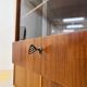 Display cabinet walnut by Deutsche Werkstätten Hellerau