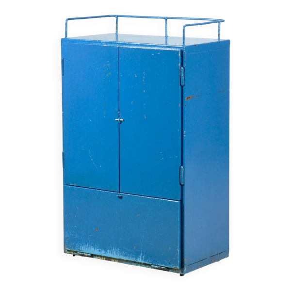 Armoire industrielle à quatre tiroirs des années 1970