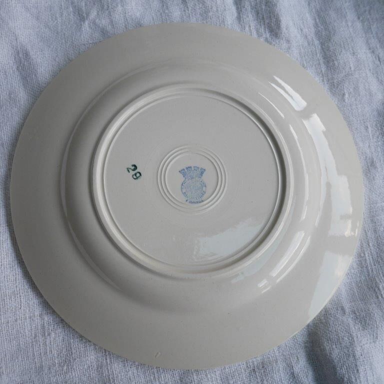 Set of 8 dessert plates Badonviller