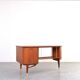 Mid-Century Organic Teak Desk from Sola Møbler, 1960s.