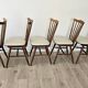 Lot de 5 chaises estampillées Baumann modèle Boston - années 70.