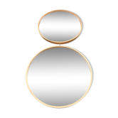 Set de miroirs en bambou