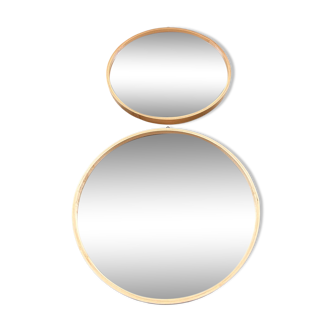 Set de miroirs en bambou