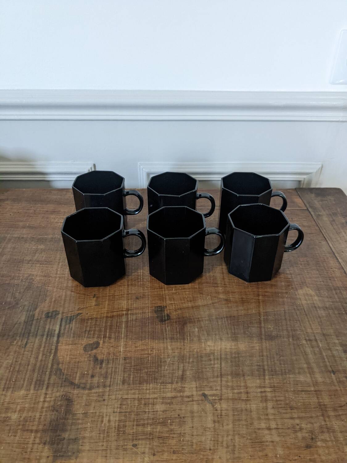 6 Arcopal cups
