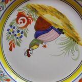 2 Breton Henriot plates from the Quimper earthenware factory