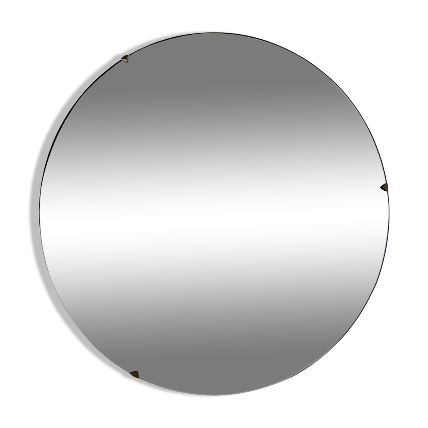 Mid-Century Round Mirror, Romania, 1970s