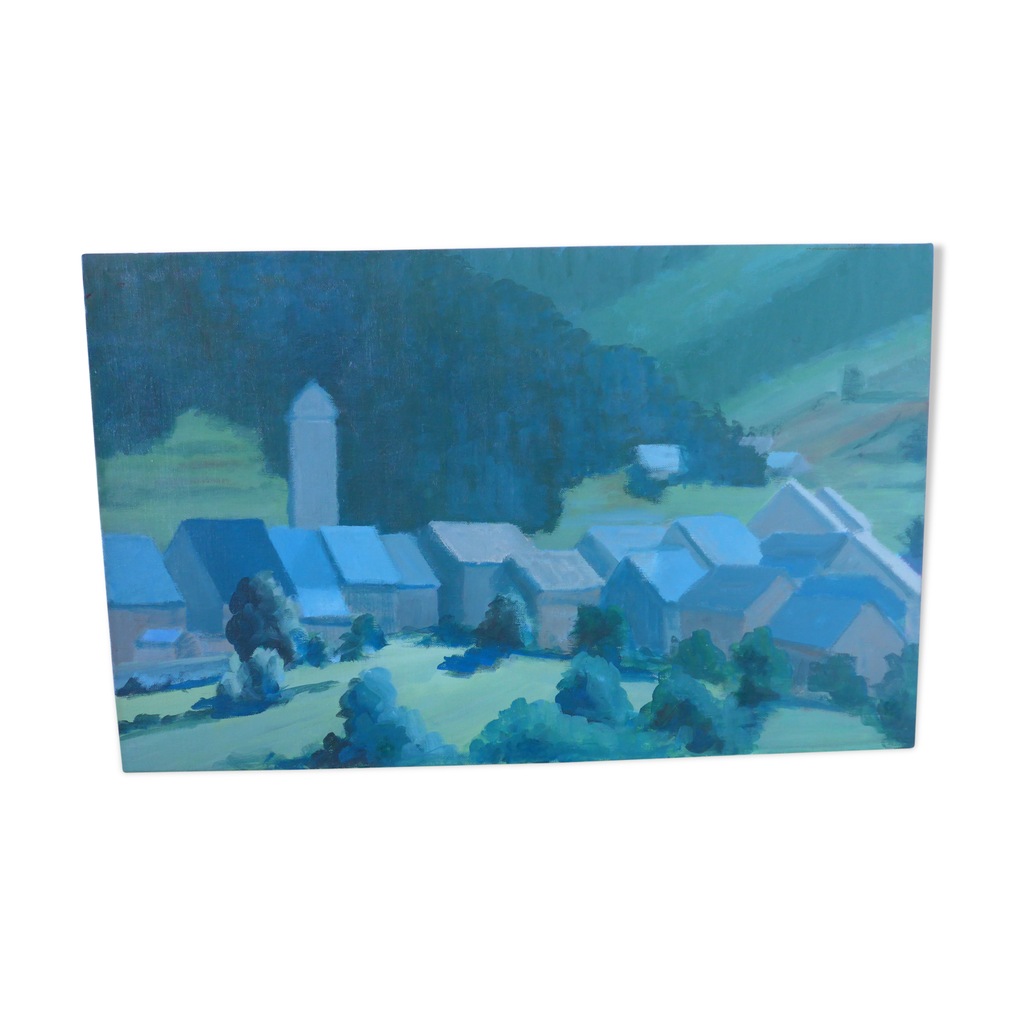 Canvas country landscape or mountain not sign