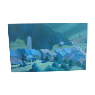 Canvas country landscape or mountain not sign