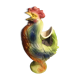 Ceramic rooster St Clément