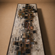 Coffee table marbre mid-century