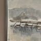 Original Swedish Oil on Canvas – “Lanskap” by K. Sjöö – Vintage & Framed – 37.5 × 29.5 cm (14.7" × 11.6")