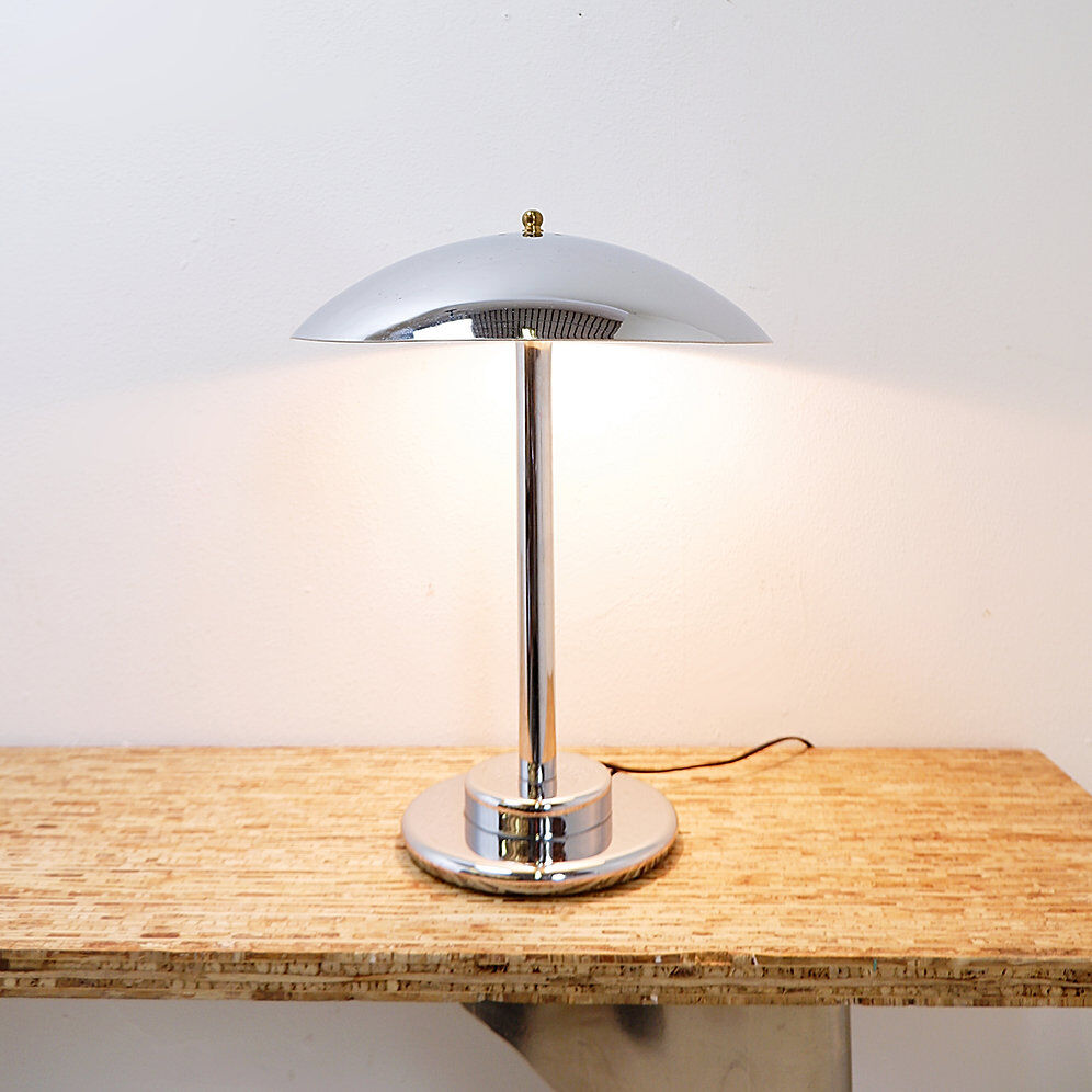 Vintage French Aluminor mushroom desk/table lamp - 1970s