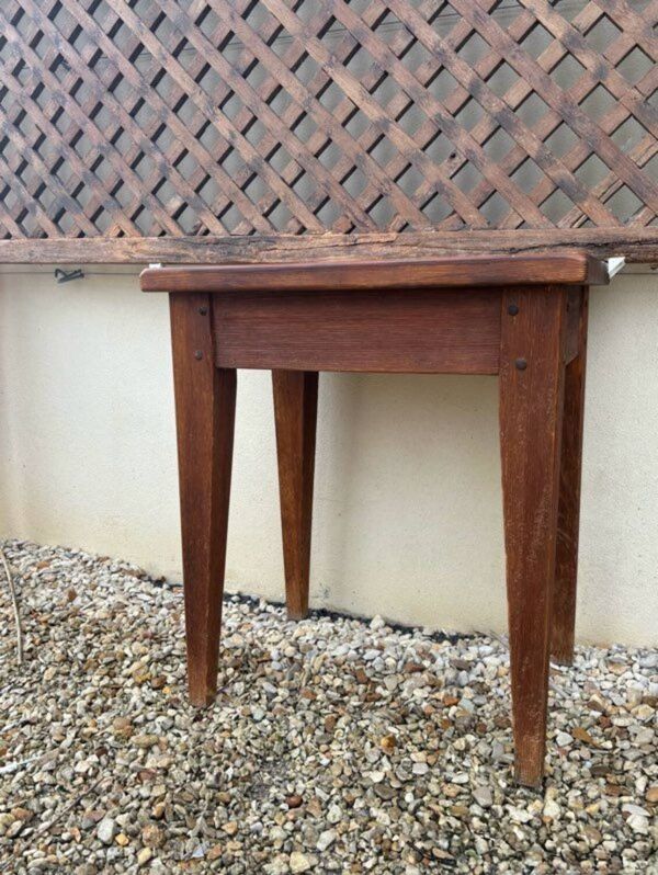 Tête de lit et ses deux tables de chevet en bois
