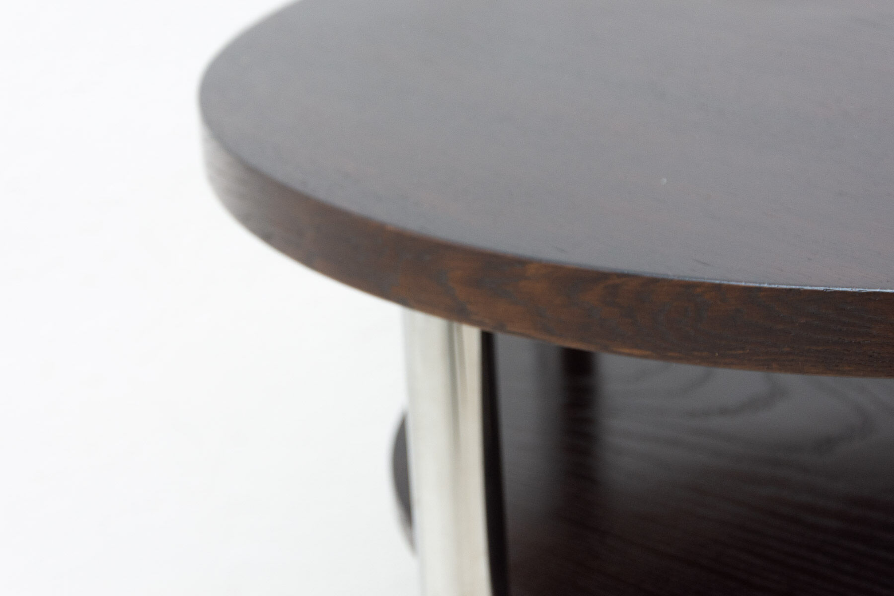 Bauhaus Chromed Coffee Table by Robert Slezak, 1930s