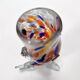 Ensemble de six verres à boire multicolores en verre de Murano par Toso, Italie