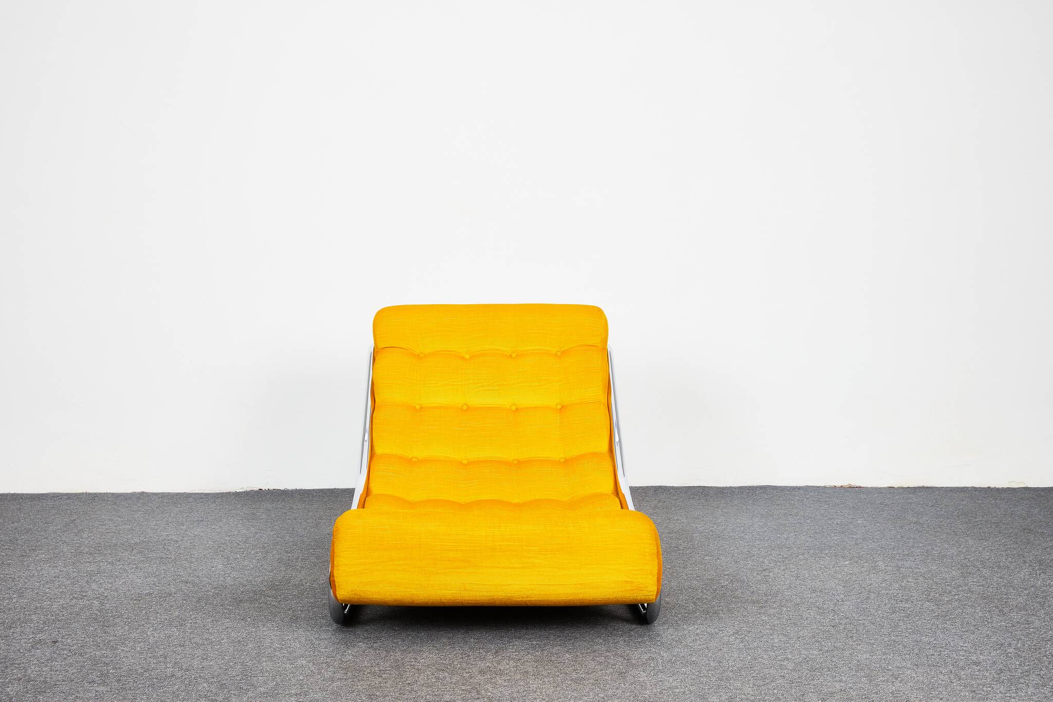 Fauteuil lounge vintage Impala jaune par Gillis Lundgren pour IKEA, Suède, 1972
