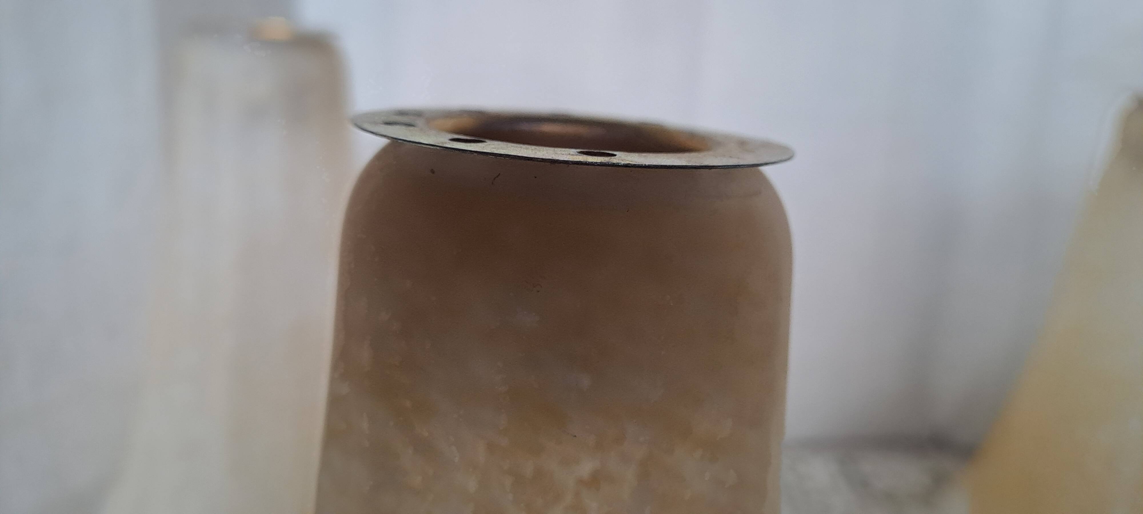 Suspensions Lustre ceiling light Opaline glass France POP 1960 Decoration reduced