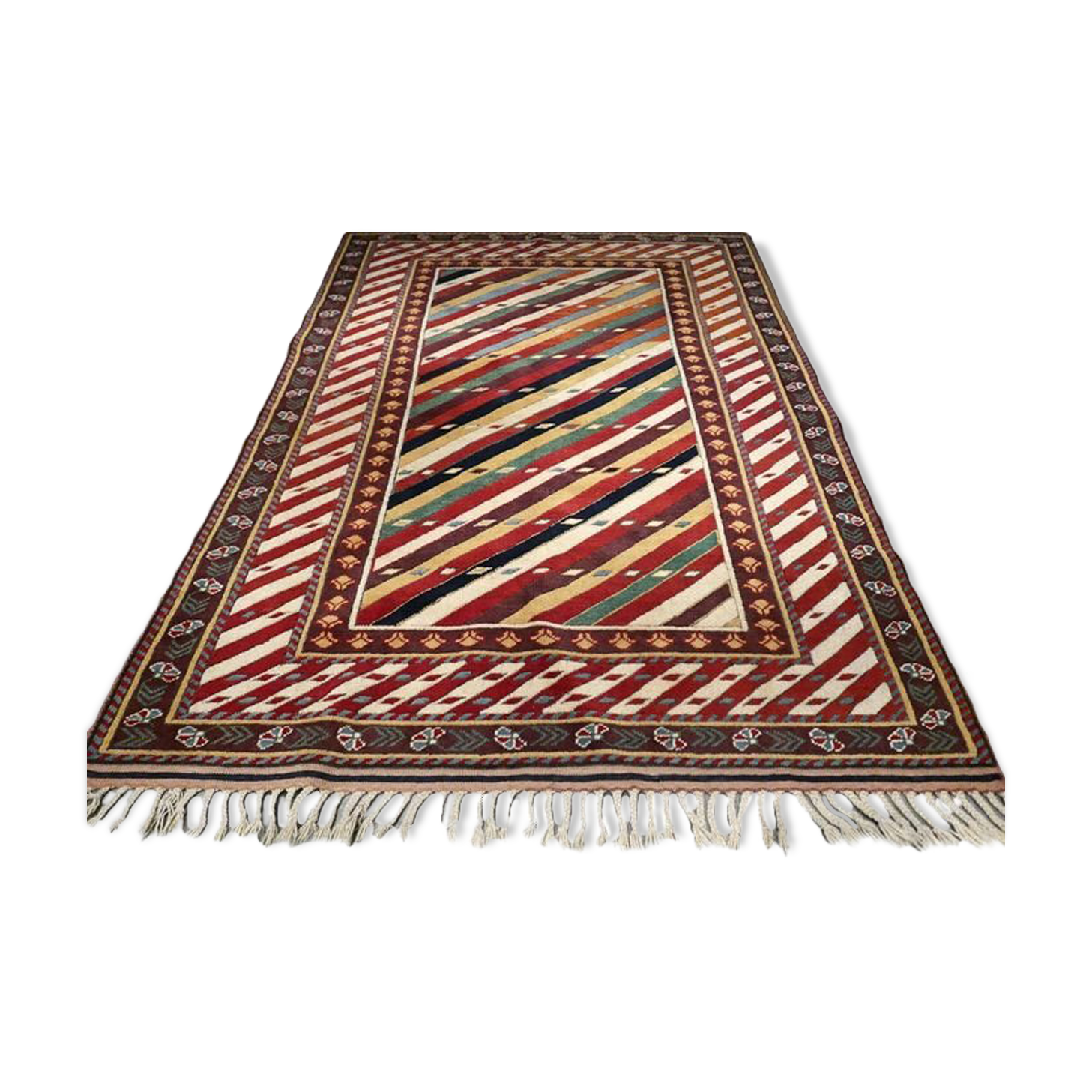 Turkish carpet Kazak Kurdish 175 x 121 cm